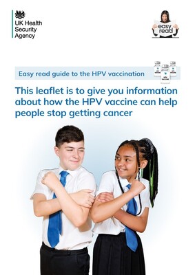 Easy read guide to the HPV vaccination (booklet)