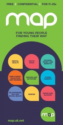MAP - for young people finding their way (leaflet)