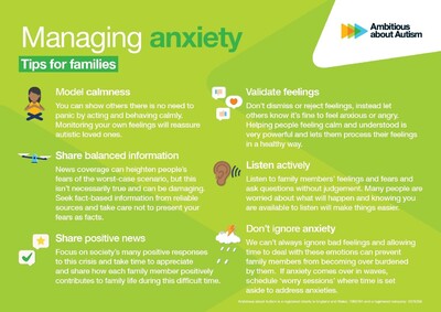 Tips for families on managing health anxiety (flyer)