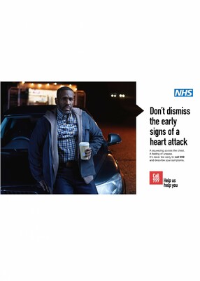 Don't dismiss the early signs of a heart attack - male 1 (digital screen)