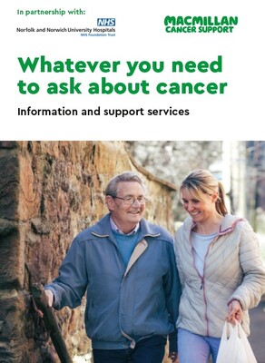 Whatever you need to ask about cancer - information and support services (A5 leaflet)